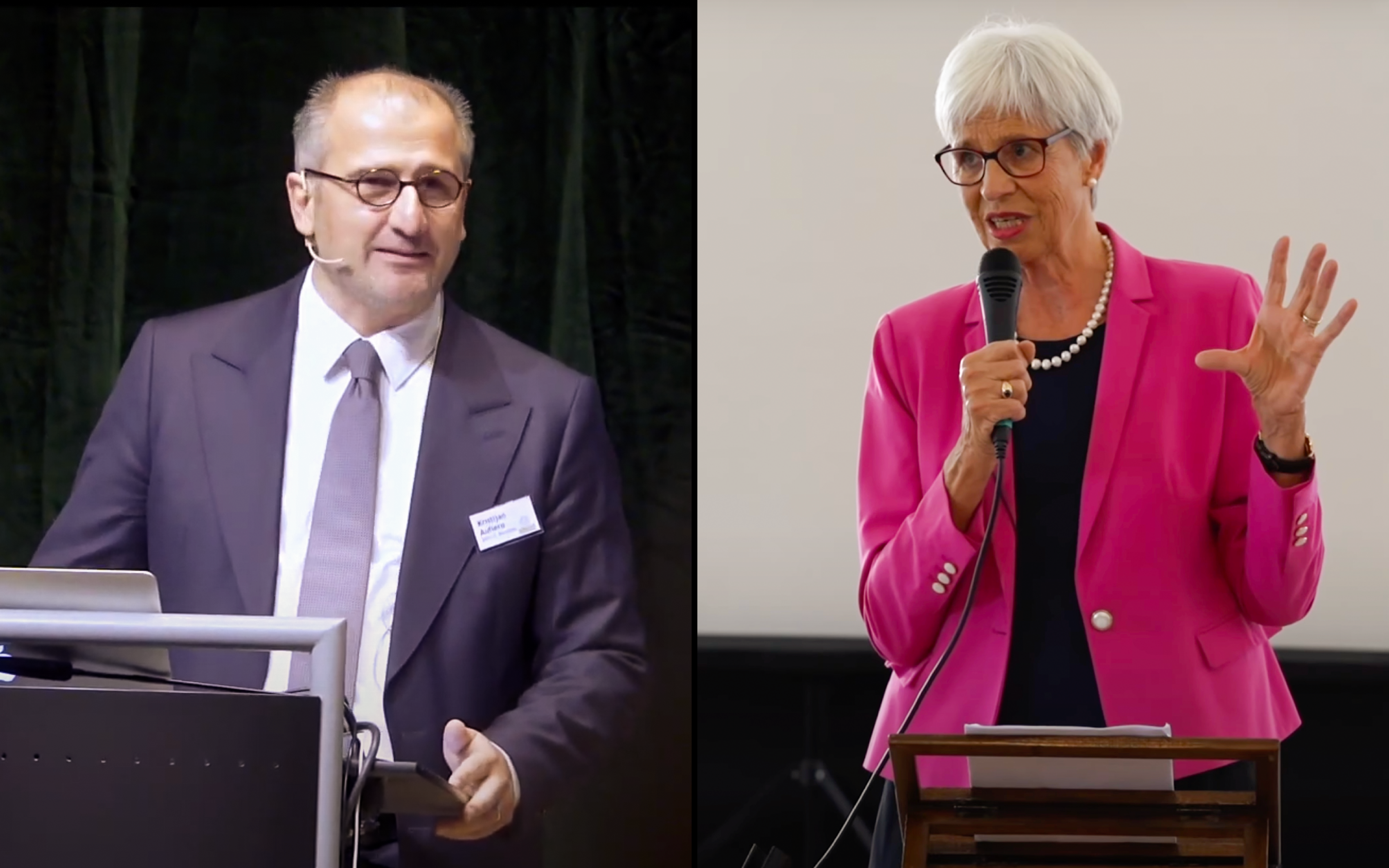 Kristijan Aufiero (links) und Gabriele Kuby (rechts) sind zwei der Referenten auf der neuen Vivamus-Akademie.