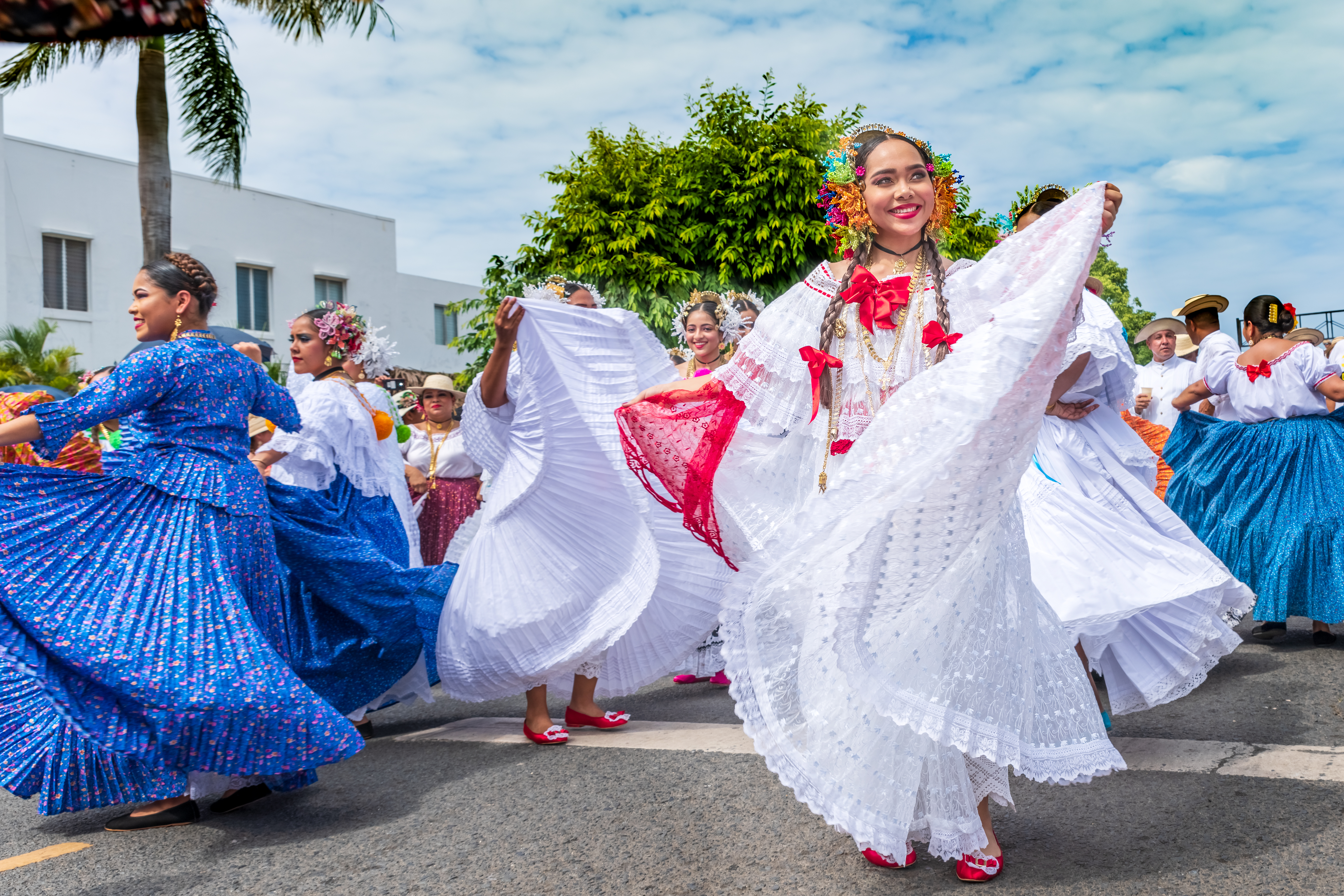 Las Tablas, Panama, 1000-Röcke-Parade