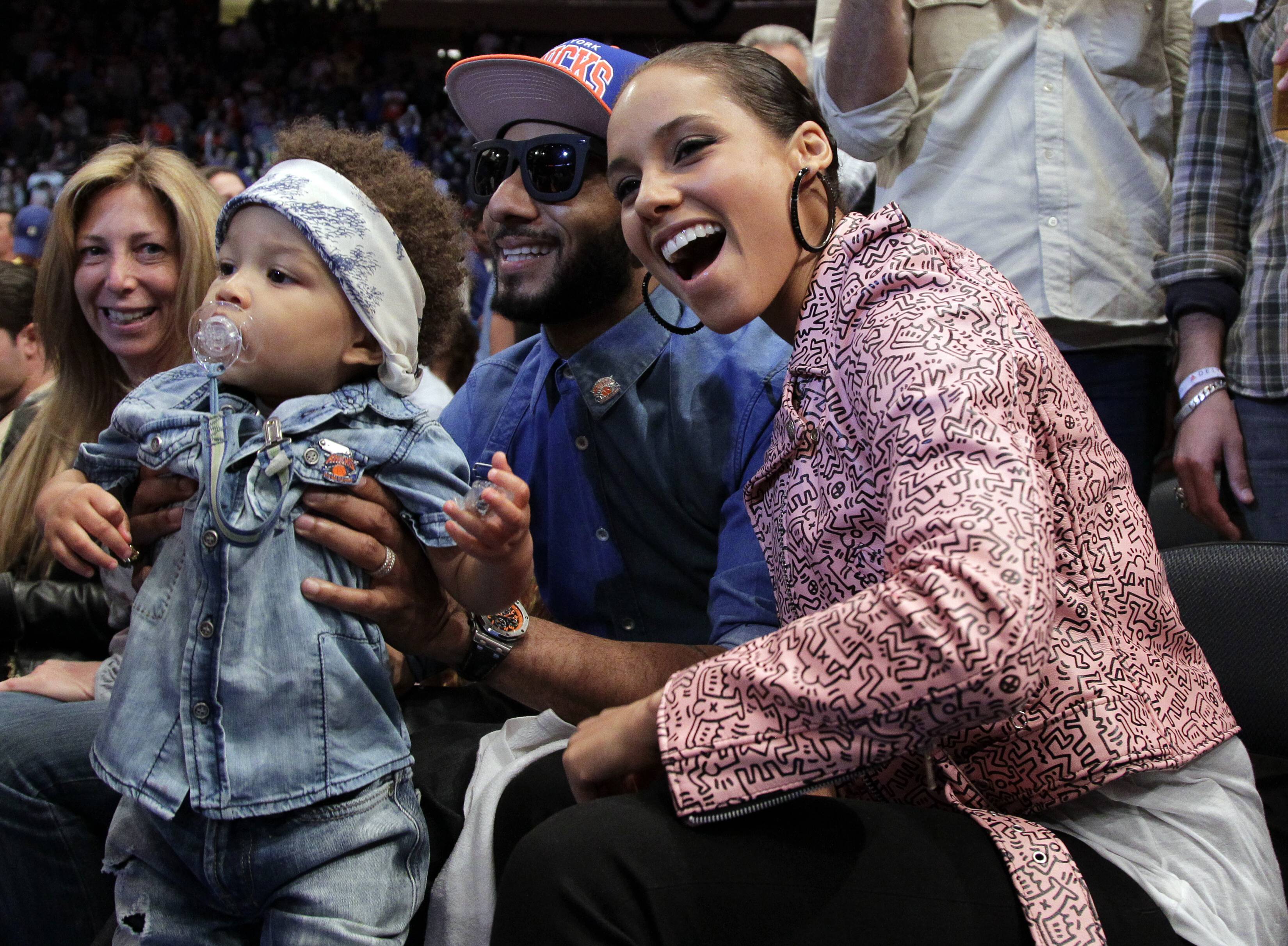 IMAGO / UPI Photo : Alicia Keys, Swizz Beatz and their son Egypt