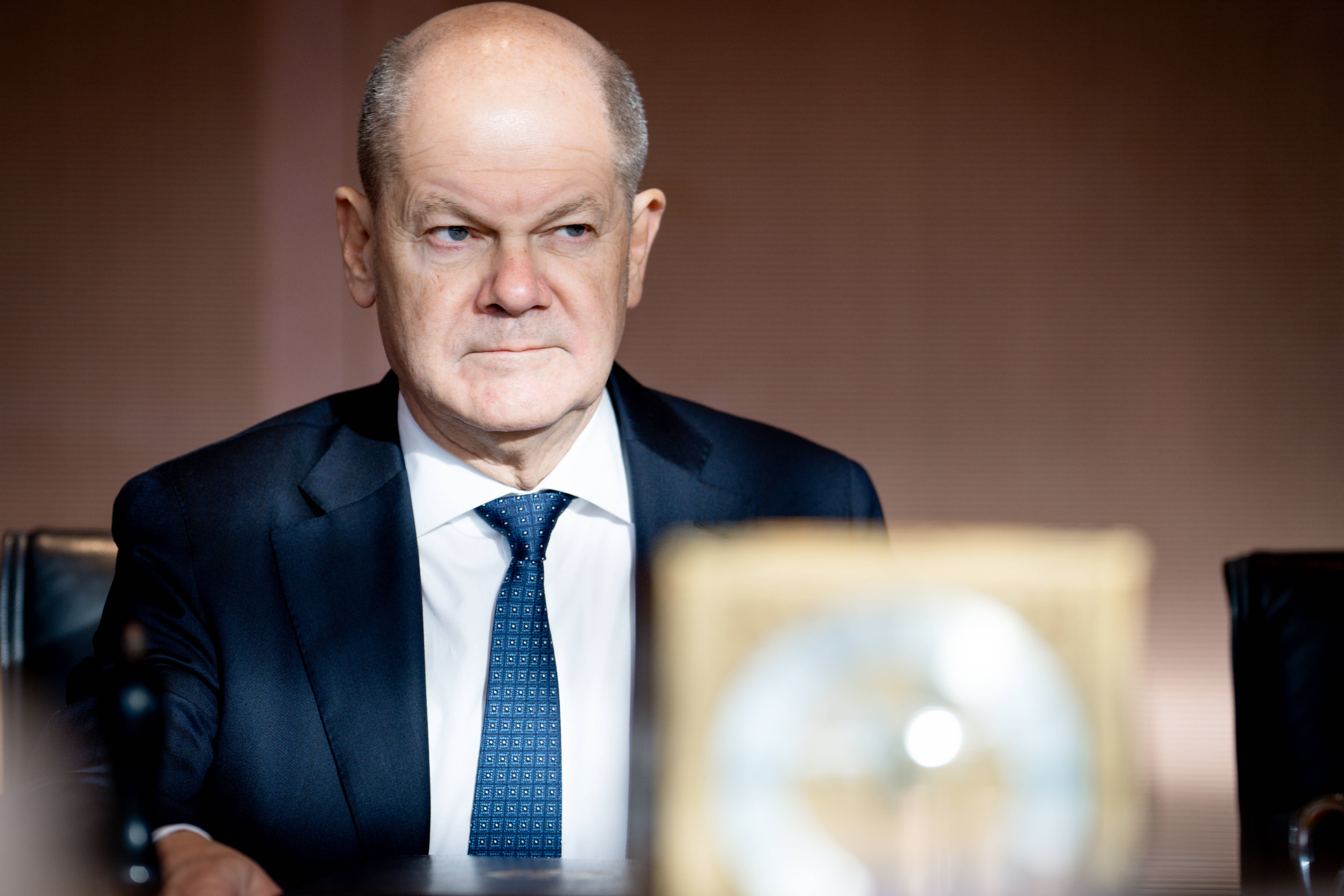 Bundeskanzler Olaf Scholz (SPD) 