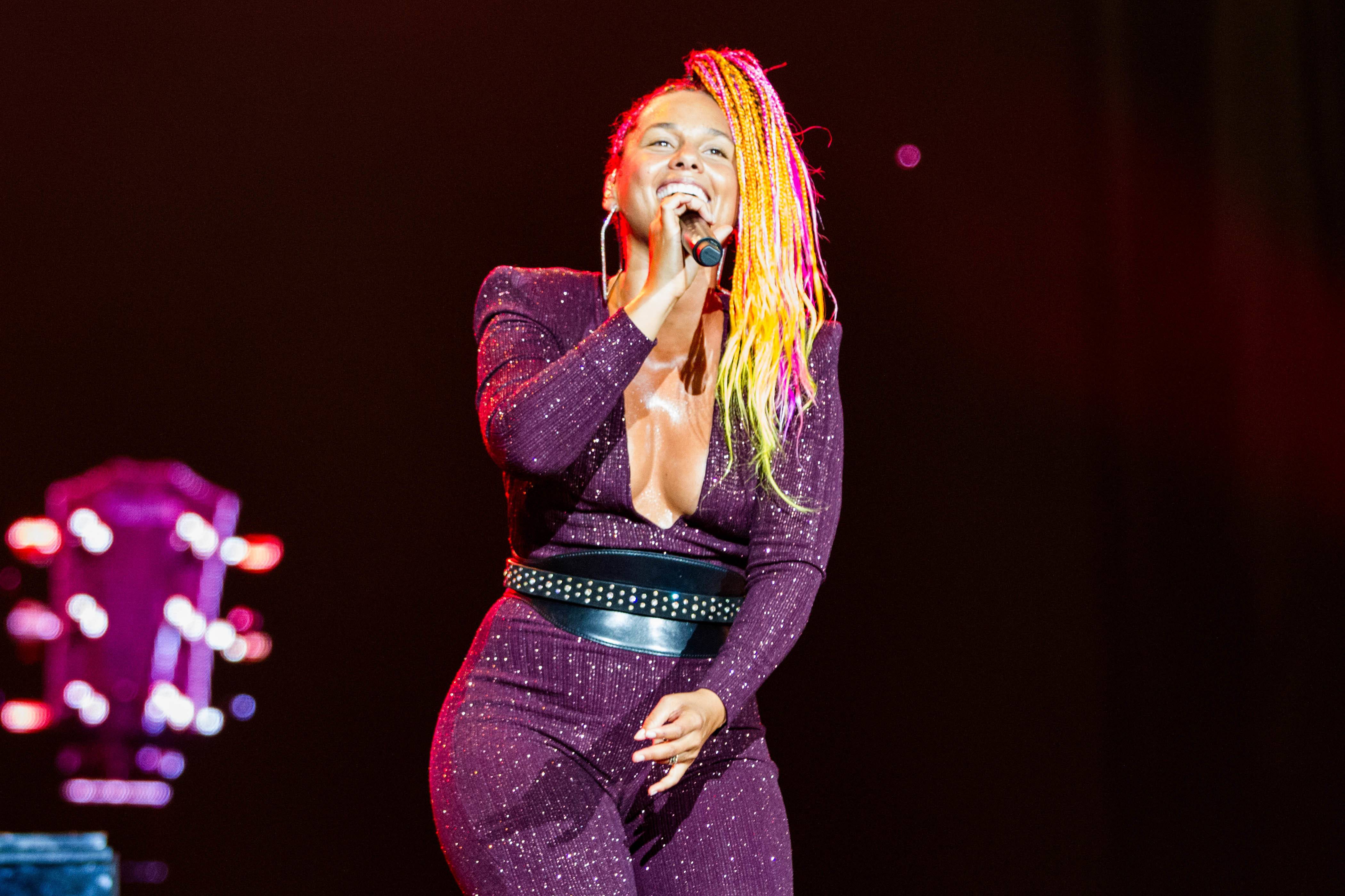 IMAGO / Fotoarena Alicia Keys during a presentation at Rock in Rio