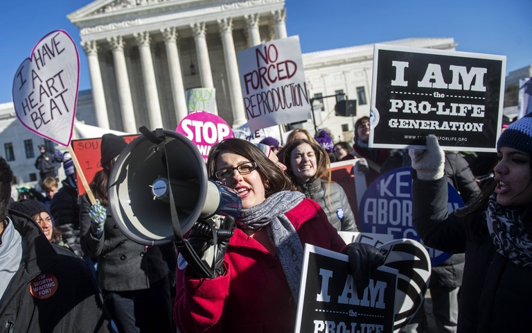 Pro-Life Aktivisten in den USA